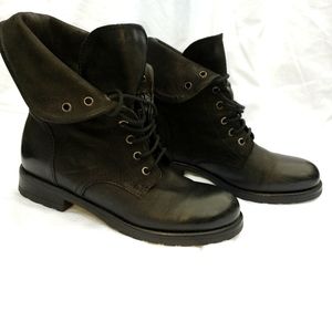 Black Clarks ankle boots